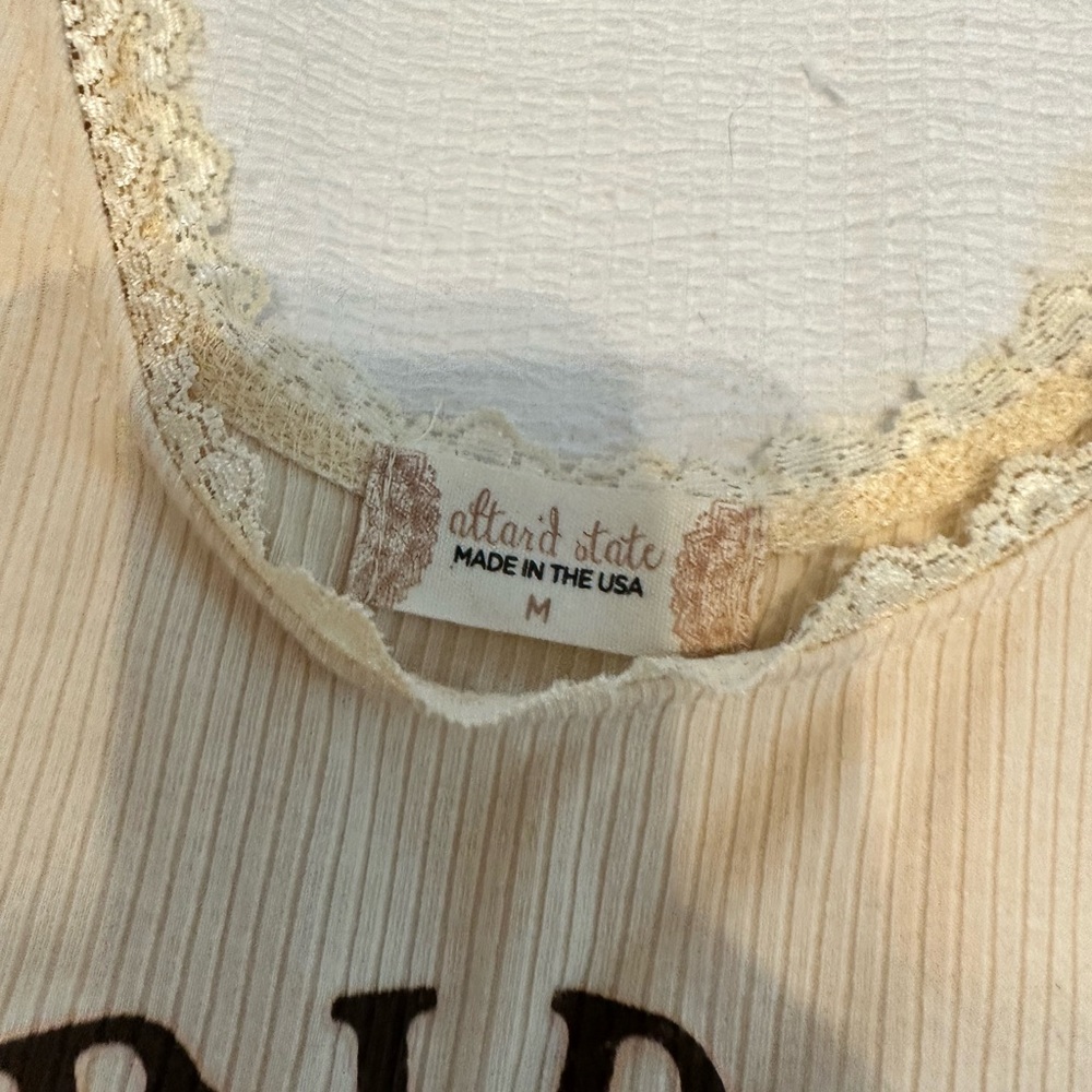 Bride’s Last Ride Crop Tank - Picture 2 of 2